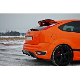 Накладка диффузор на задний бампер на Ford Focus II ST